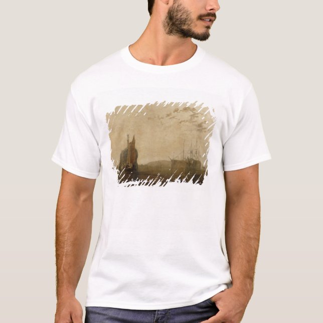 Camiseta Cascos de Joseph Mallord William Turner | no Tamar (Frente)