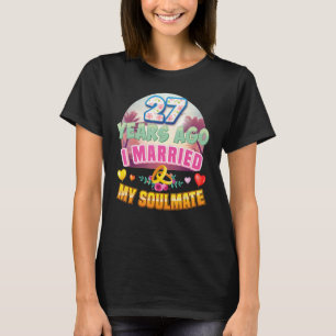 Camiseta Casei-Me Com O Meu Colar Há 27 Anos, 27º Casamento