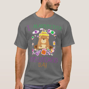 Camiseta casei-me no aniversário de casamento do dia de Gro