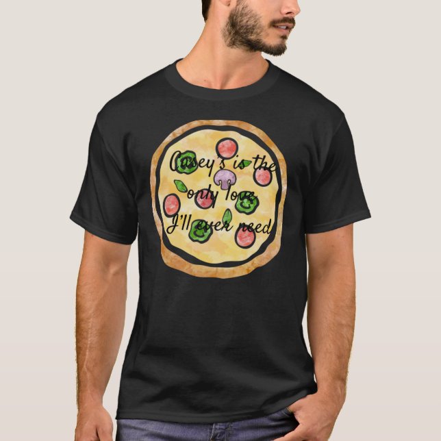 Camiseta Casey’s Pizza is my lover Classic T-Shirt (Frente)