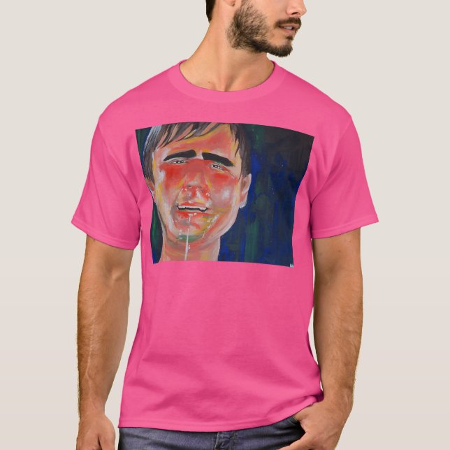 Camiseta Casey Tatum Tim E Eric Acrylic Portrait (Frente)