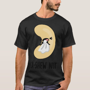 Camiseta Cashew Engraçado Espirrendo Cashew Nut Pun