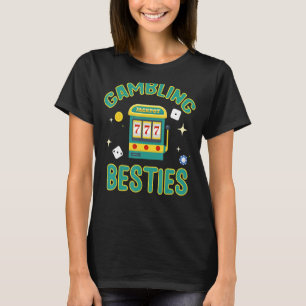 Camiseta Casino Casino da Família Besties de Jogo