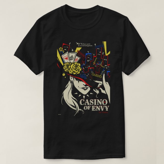 Camiseta Casino da inveja (Frente do Design)