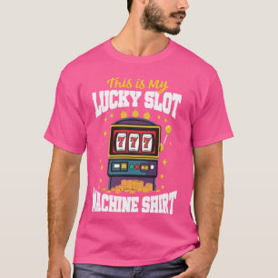 Camiseta Casino De Jogo Esta É Minha Máquina De Sorte