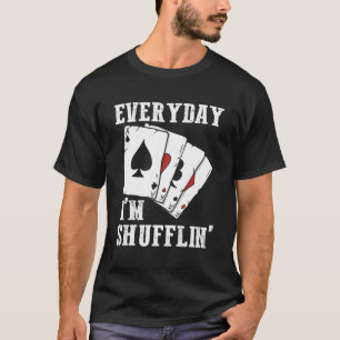 Camiseta Casino Dealer Poker Gambler Jogo Todos Os Dias Eu