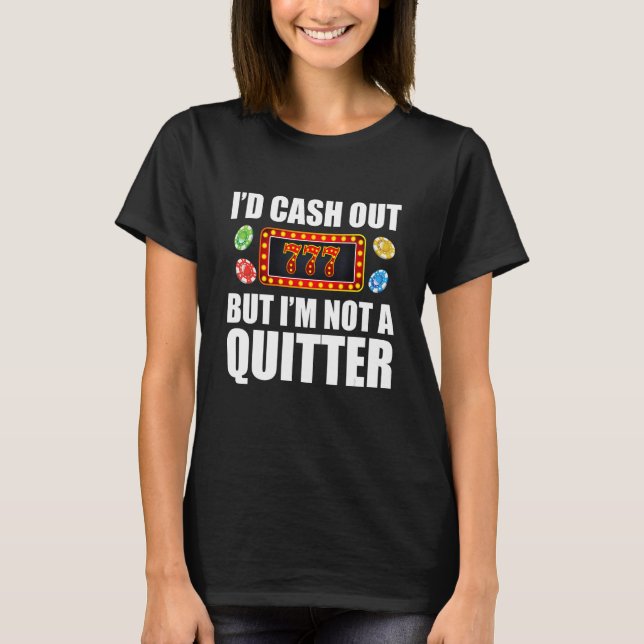 Camiseta Casino Designs For Men Women Gambling Game Players (Frente)