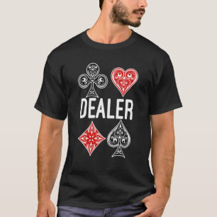 Camiseta Casino do Revendedor de Jogo de Poker