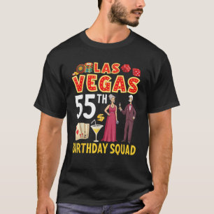 Camiseta Casino Drinkin, Partido de Esquadrão de 55 Anos de