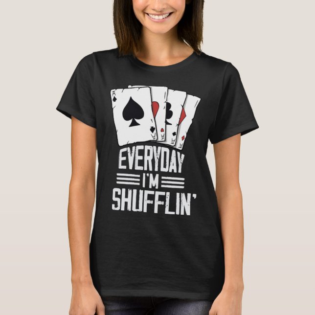 Camiseta casino for men card shuffler casino gambler  1 (Frente)