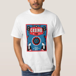 Camiseta Casino Gambling Poker Roulette