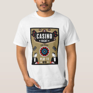 Camiseta Casino Gambling Poker Roulette