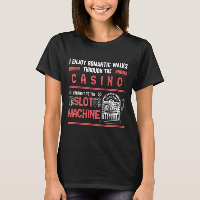 Camiseta Casino Lover Lucky Jogo Slot (Frente)