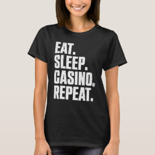 Camiseta Casino Para Homens Casino Gambler Poker