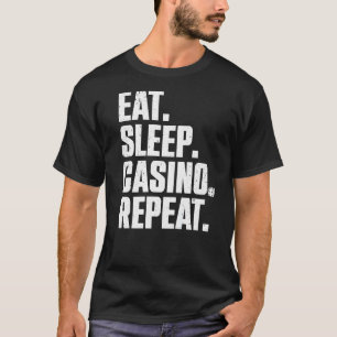 Camiseta Casino Para Homens Casino Gambler Poker