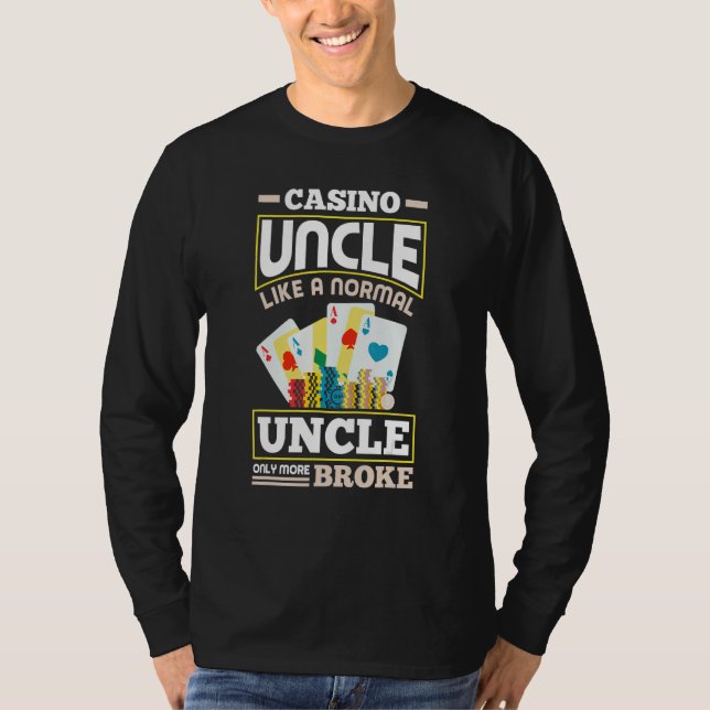 Camiseta Casino Uncle  Gambling Graphic (Frente)