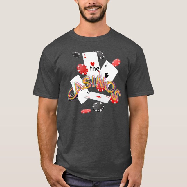 Camiseta Casinos - T-Shirt - Clássicos Doo-Wop dos anos 60 (Frente)
