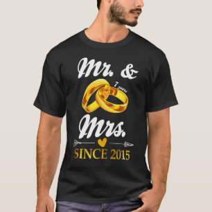 Camiseta Casou-Se Com O Sr. e Sra. Desde 2005, Casal 7