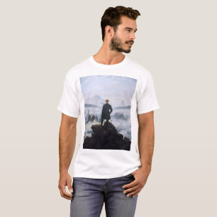 Camiseta CASPAR DAVID FRIEDRICH - Wanderer acima do mar