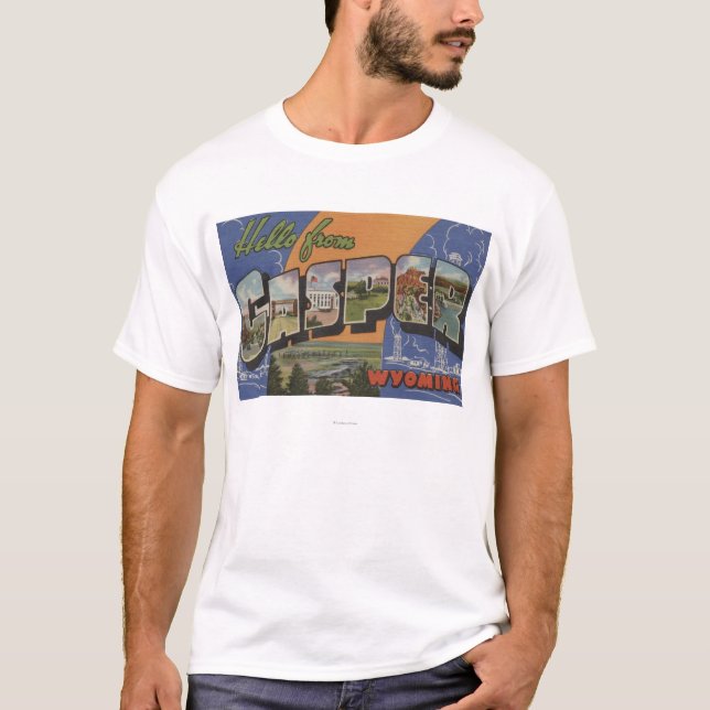 Camiseta Casper, Wyoming - grandes cenas da letra (Frente)