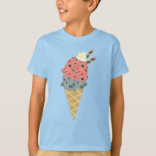 Camiseta Casquinha de Sorvete Modernidade de Meados do Sécu