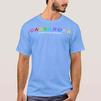 Camiseta Cassandra Shine sobre a humanidade