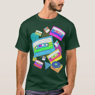 Camiseta Cassete 80s - Oitenta unidades de disquete