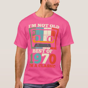 Camiseta Cassete de Aniversário de 1970