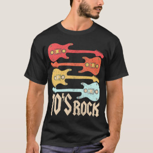 Camiseta Cassete de Banda de Rock 70S 1970S 70S