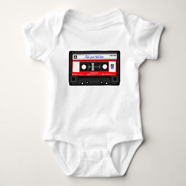 Camiseta Cassete de banda magnética (Frente)