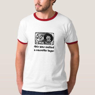 Camiseta cassete de banda magnética