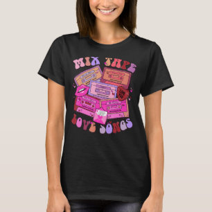 Camiseta Cassete de Dia de os namorados de Canções de Amor