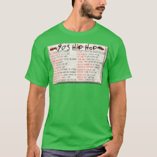 Camiseta Cassete de Fita Hip Hop 90s