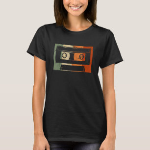 Camiseta Cassete de Música dos anos 80, 90 Hip Hop Cassette