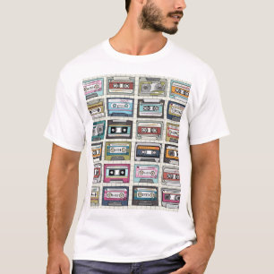 Camiseta Cassete de Música Retroativa: Ícone Nostálgico