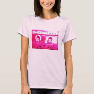 Camiseta Cassete Rosa.