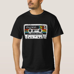Camiseta Cassete Vintage 1971 Limited Edition