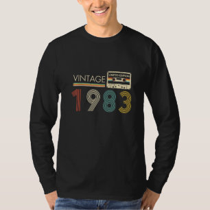 Camiseta Cassete Vintage 1983