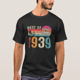 Camiseta Cassete Vintage Melhor Do Aniversário Do Nascer 83