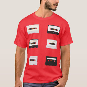 Camiseta Cassetes de banda magnética