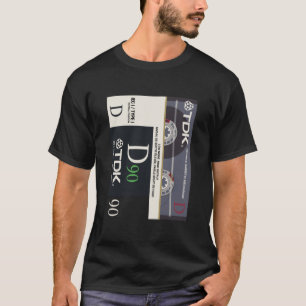 Camiseta Cassetes de Música - TDK D90 Essential