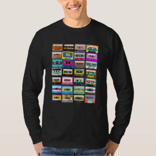Camiseta Cassette Mixtape Retro 1980s 1990s Music Vintage G