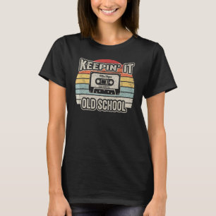 Camiseta Cassette Music Retro Old School Hip Hop 80s 90s Mi