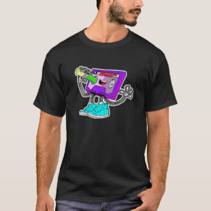 Camiseta Cassette Music Tape Mixtape 1980 s 90s Antiga Scho