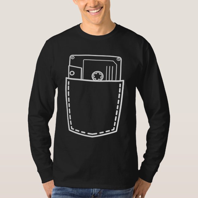 Camiseta Cassette Tape in my pocket on my chest close to my (Frente)