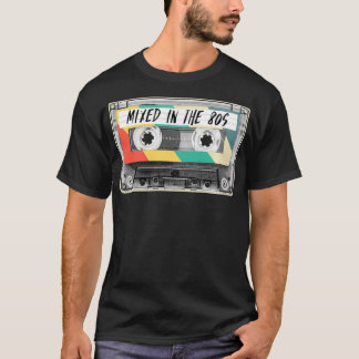 Camiseta Cassette Tape Mied in the 80s Fashion Retro 1980s 