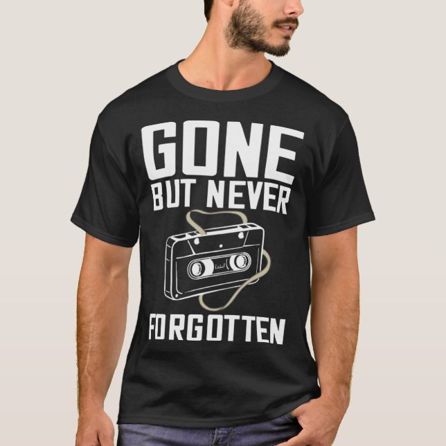 Camiseta Cassette Tape Music Player Recorder Mix Audio Coll (Frente)