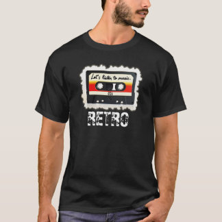 Camiseta Cassette Tape Retro T-Shirt