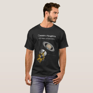 Camiseta Cassini Huygens: 20 anos de missão a Saturno