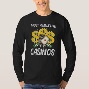 Camiseta Cassino Legal Para Homens Mulheres Cassino Jogos D